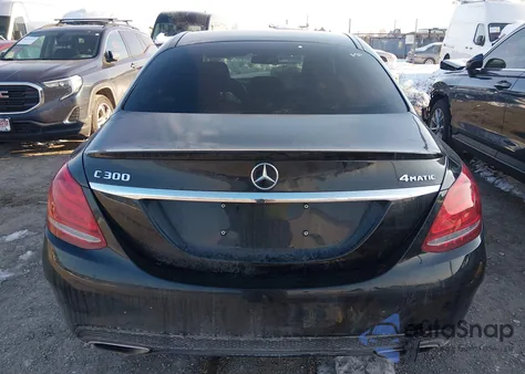 2018 Mercedes-Benz C 300 4Matic from USA, damaged, VIN WDDWF4KB5JR408415